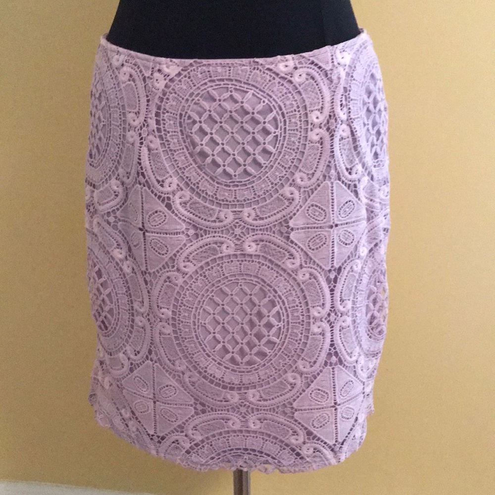 Laffaire Purple Lace Skirt large